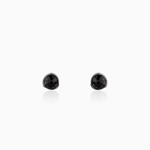 Black Rhodium Black Mighty Earrings For Him Online now