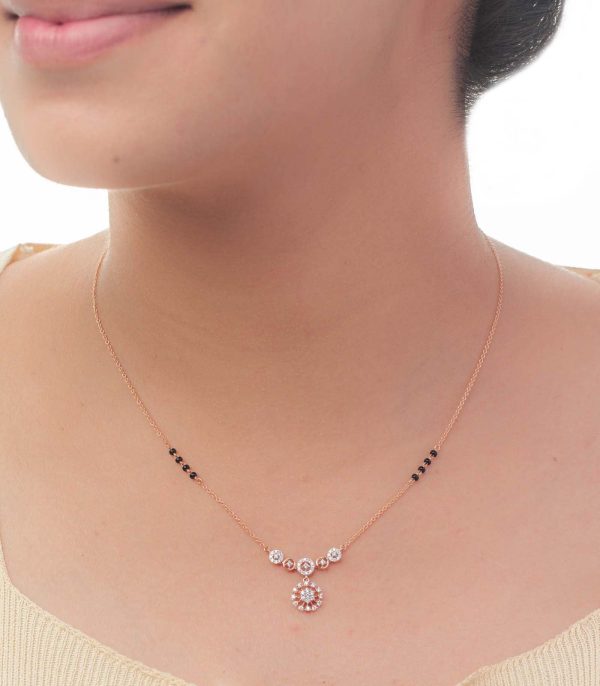 Diamond Cosmic Charm Mangalsutra For Sale