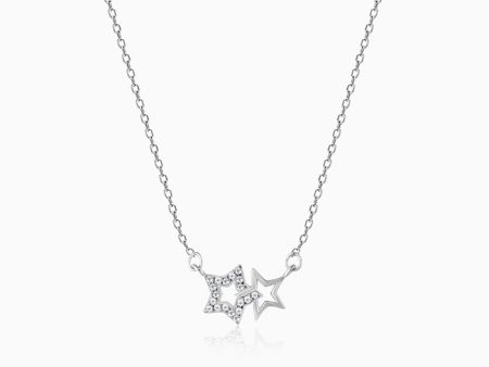 Silver Starry Affair Necklace Fashion