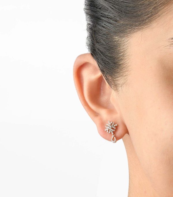 Diamond Frosty Elegance Earrings Hot on Sale