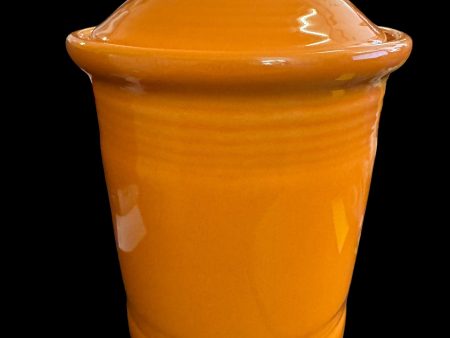 Fiesta Small 1 Quart Canister in Tangerine - Retired Discontinued 2nds Fashion