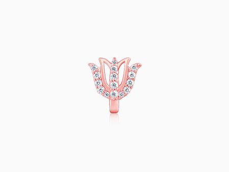 Rose Gold Thamara Nose Pin (Clip on) Cheap