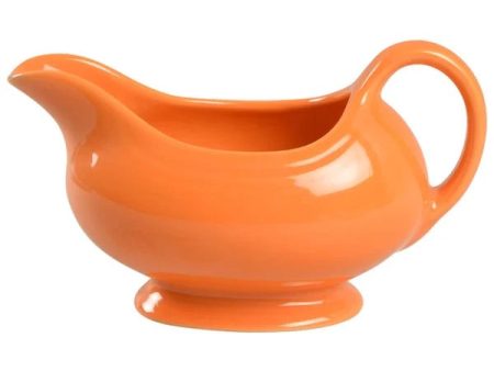 Fiesta Sauce   Gravy Boat in Tangerine Supply