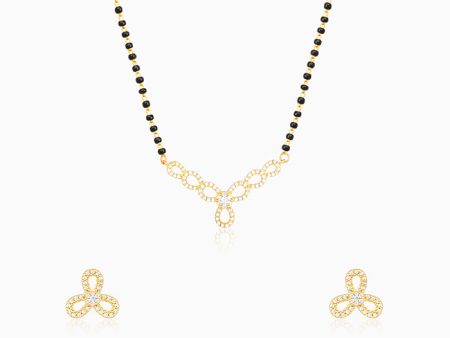 Golden Trifecta Love Mangalsutra Set Discount