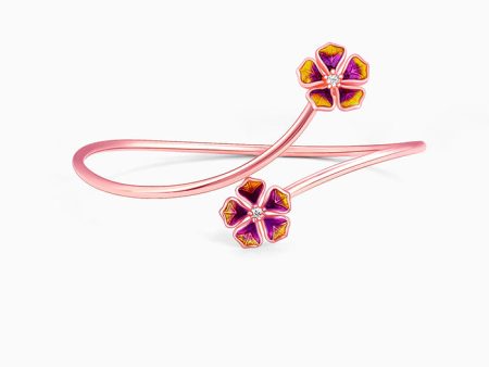 Bhumi Rose Gold Rising Bell Mallow Bracelet For Cheap