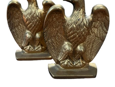 Antique Bookends in Gold color - Very Heavy Sale