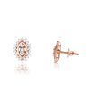 Diamond Gemstone Grid Earrings Online Hot Sale