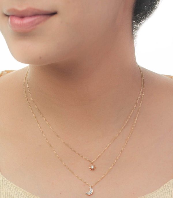 Diamond Solar Flare Necklace on Sale