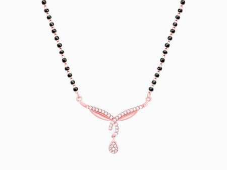 Rose Gold Vows of Love Mangalsutra on Sale