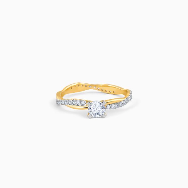 Gold Bold Beauty Diamond Ring For Sale