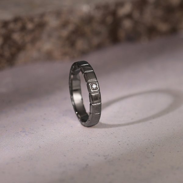 Black Rhodium Warrior Will Ring For Him For Discount