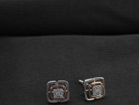 Diamond Square Symmetry Earrings on Sale