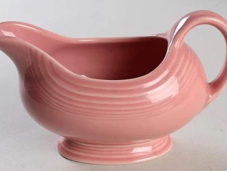 Fiesta Sauce Boat in Rose Cheap