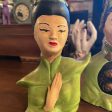 Asian Figurine Busts Mid Century Modern MCM For Cheap