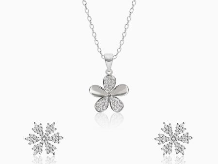 Silver Chic Flower Set Online