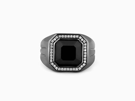 Black Rhodium Reserved Ring For Him Online