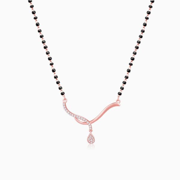 Rose Gold Enchanted Knot Mangalsutra Online now