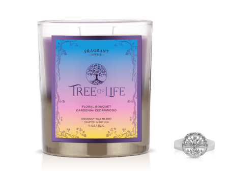 Tree of Life - Jewel Candle on Sale