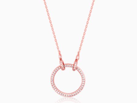 Anushka Sharma Rose Gold Forever Valentine Pendant with Link Chain Supply