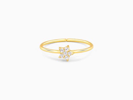 Golden Star Constellation Ring Online