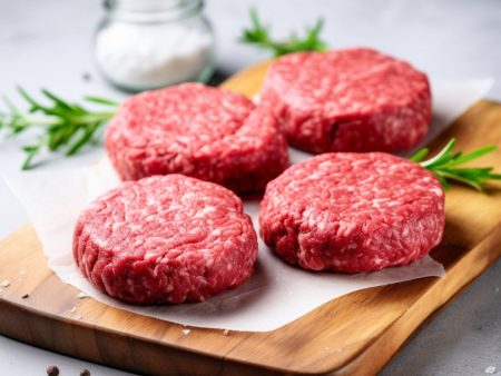 Halal Fresh Beef Burger Patties | Freshly Seasoned And Prepped | Ready To Cook | Supply