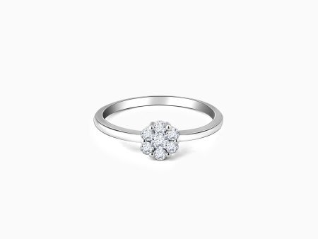 White Gold Tender Romance Diamond Ring Supply