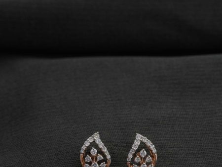 Diamond Dewdrop Leaf Earrings Online Sale