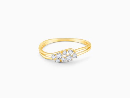 Gold Captivating Brilliance Diamond Ring Cheap