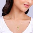 Golden Blooming Flower Necklace Online Sale