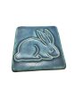 Pewabic 2011 Blue Bunny Rabbit Tile Cheap