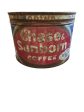 Vintage Chase & Sanborn Coffee Tin Can Standard Brand Key Wind 1 Pound New York N.Y. Online Sale