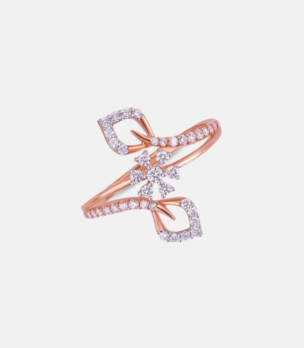 Diamond Floral Fantasy Ring Online Sale