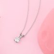 Anushka Sharma Silver Zircon Pendant with Link Chain Hot on Sale