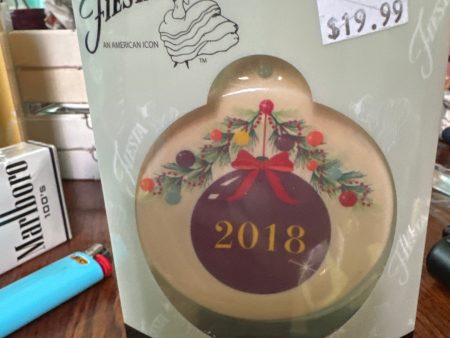 Fiesta Ornament Claret Christmas Bulb 2018 Discount