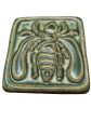 Pewabic 2007 Sea Green Wasp   Bee Tile Fashion