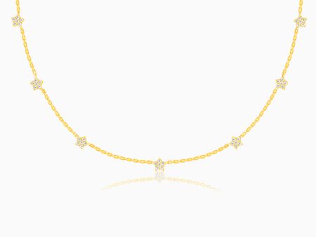 Anushka Sharma Golden Star Constellation Necklace Supply