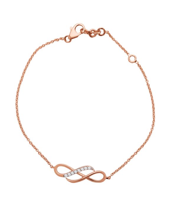 Diamond Infinity Bracelet Online Hot Sale