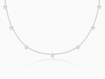 Silver Star Constellation Necklace Cheap