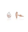 Diamond Dewdrop Leaf Earrings Online Sale