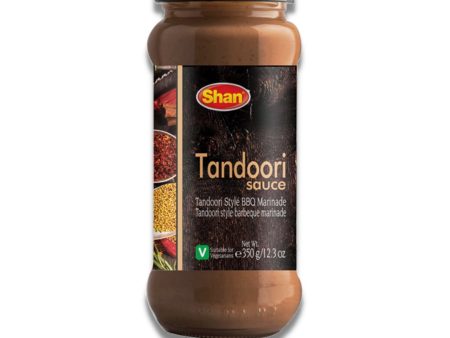 Shan Tandoori Cooking Sauce | 12.3oz | Tandoori Style BBQ Marinade | Rich in Spices And Flavors | Traditional Marinade | Sale