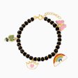 Golden Colourful Charm Infant Bracelet (0-18 months) Hot on Sale